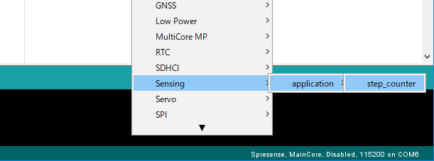 arduino stepcounter menu2