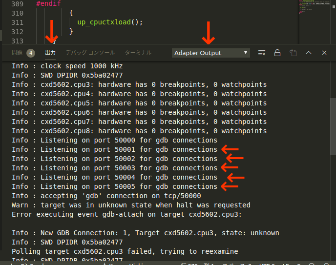 vscode different port